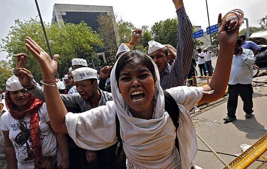 5yr old rape accused arrest-protest